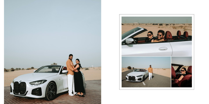 elegant fashion pre wedding shoot dubai luxury couple portrait photography