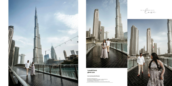 wedding couple burj al khalifa dubai wedding photographer