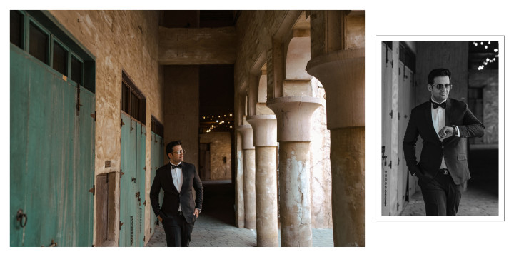 groom getting ready dubai wedding photography hotel suite