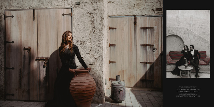 abu dhabi palace pre wedding photography elegant couple luxury architecture