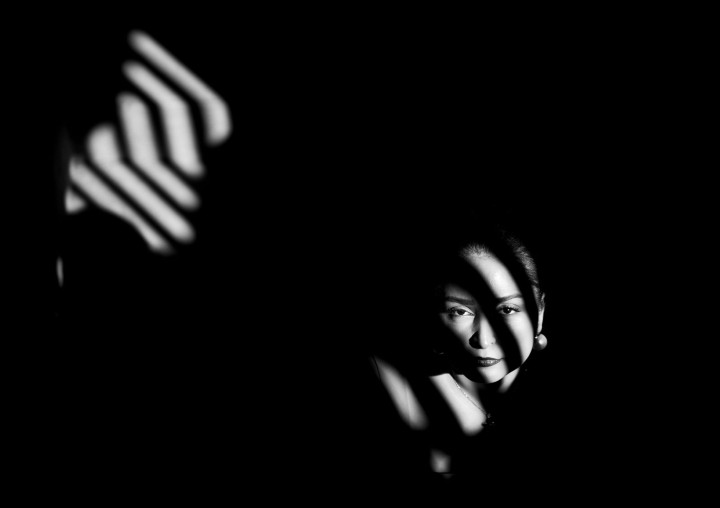 black and white fine art wedding photographer dubai romantic timeless couple portrait