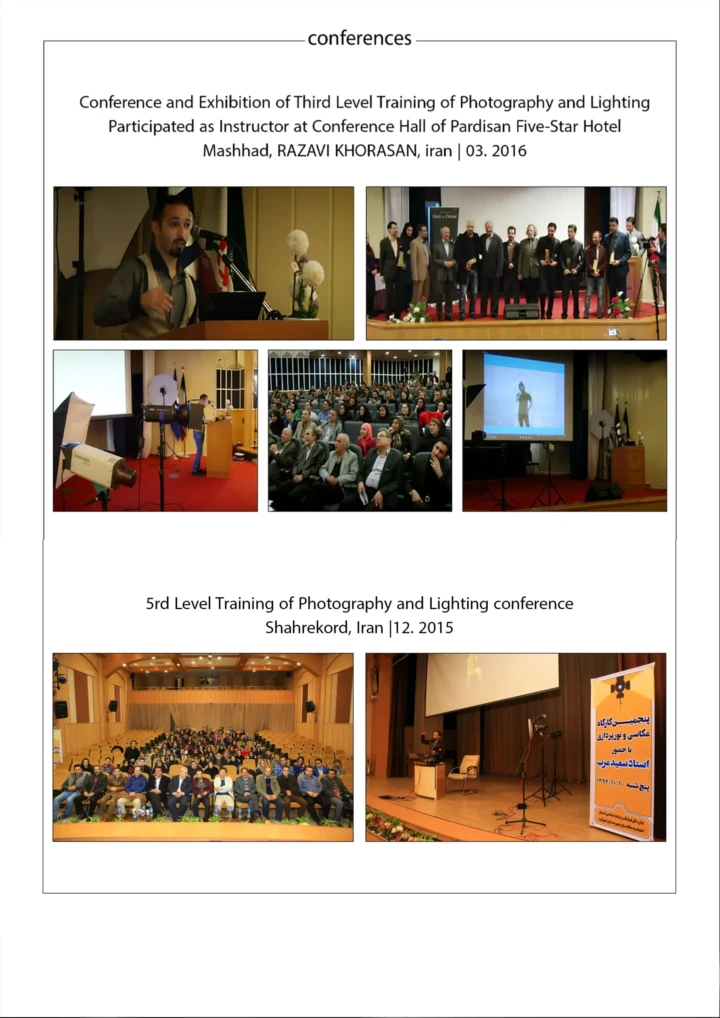 Dr Saeed Arab Seminars & Workshops with more than 7500 Study Around The World
