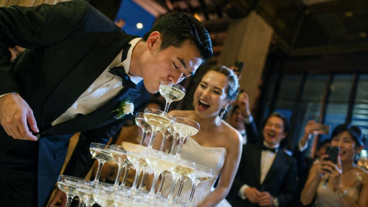 Maldives wedding photographer covering a private island resort wedding celebration