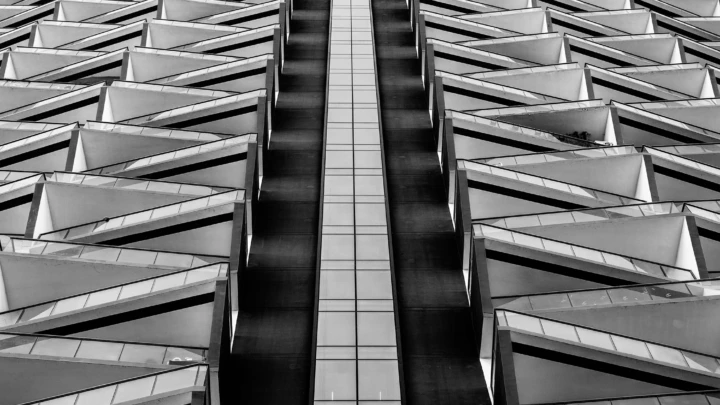 Binghatti architecture photographed by an architectural photographer in Dubai