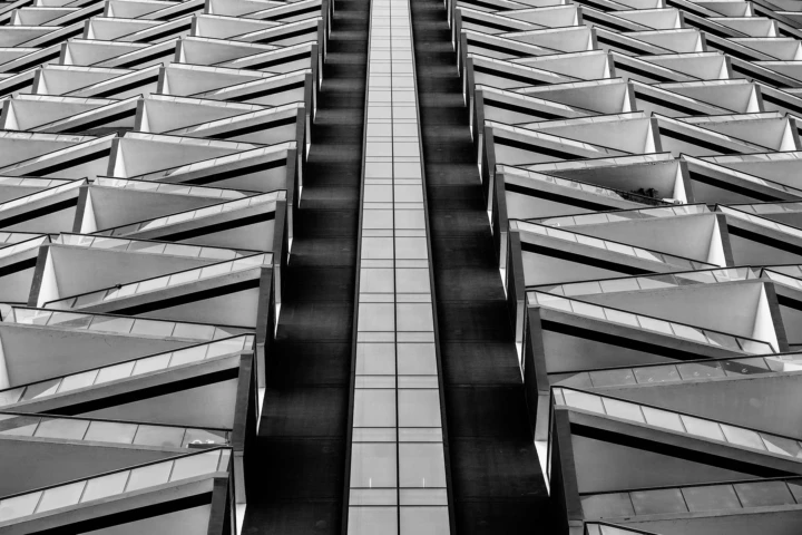 Binghatti architecture photographed by an architectural photographer in Dubai